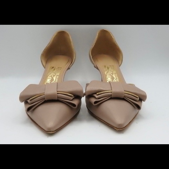 Salvatore Ferragamo Shoes - Salvatore Ferragamo Light Pink Kitten Heels, Size 8, So Cute!